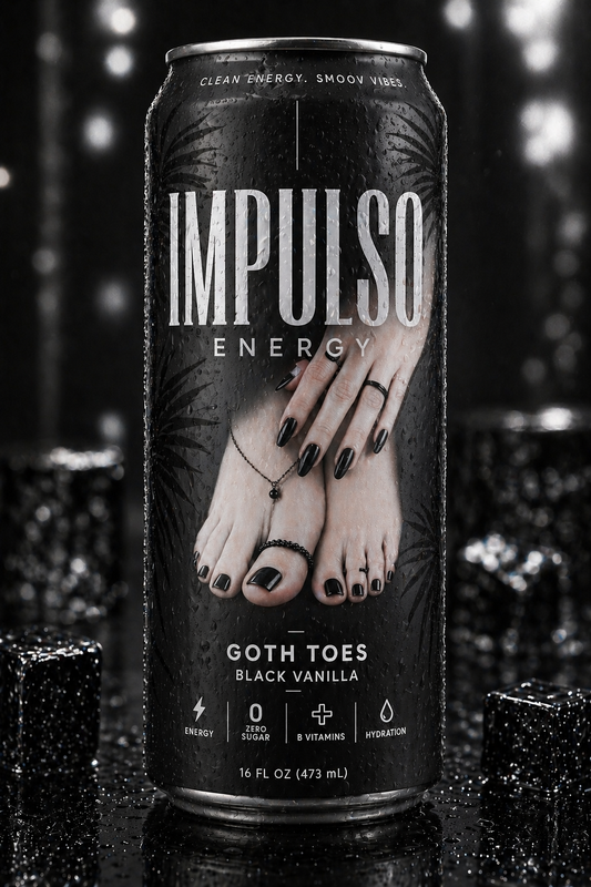 Impulso Energy – Goth Toes (Black Vanilla) [12-Pack | Pre-Order]